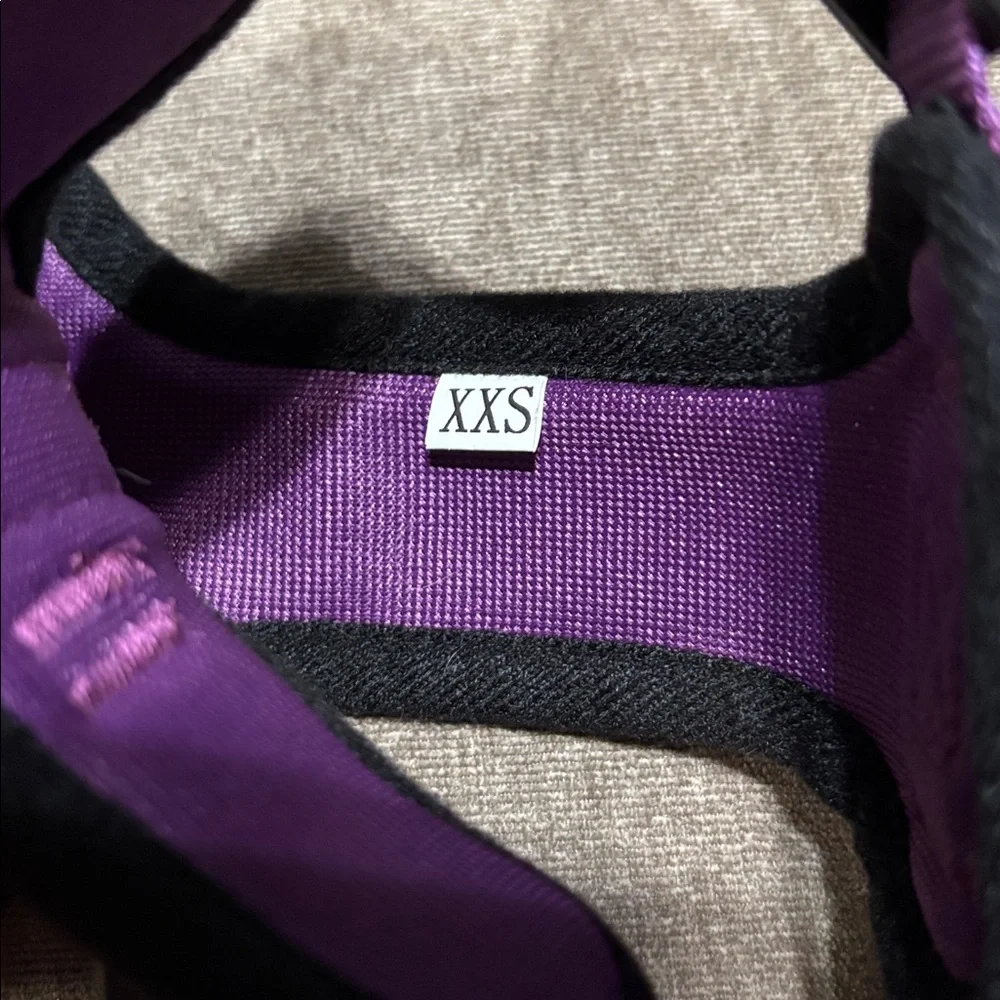 Rabbitgoo purple & black cat harness & leash, size XXS, NIB.